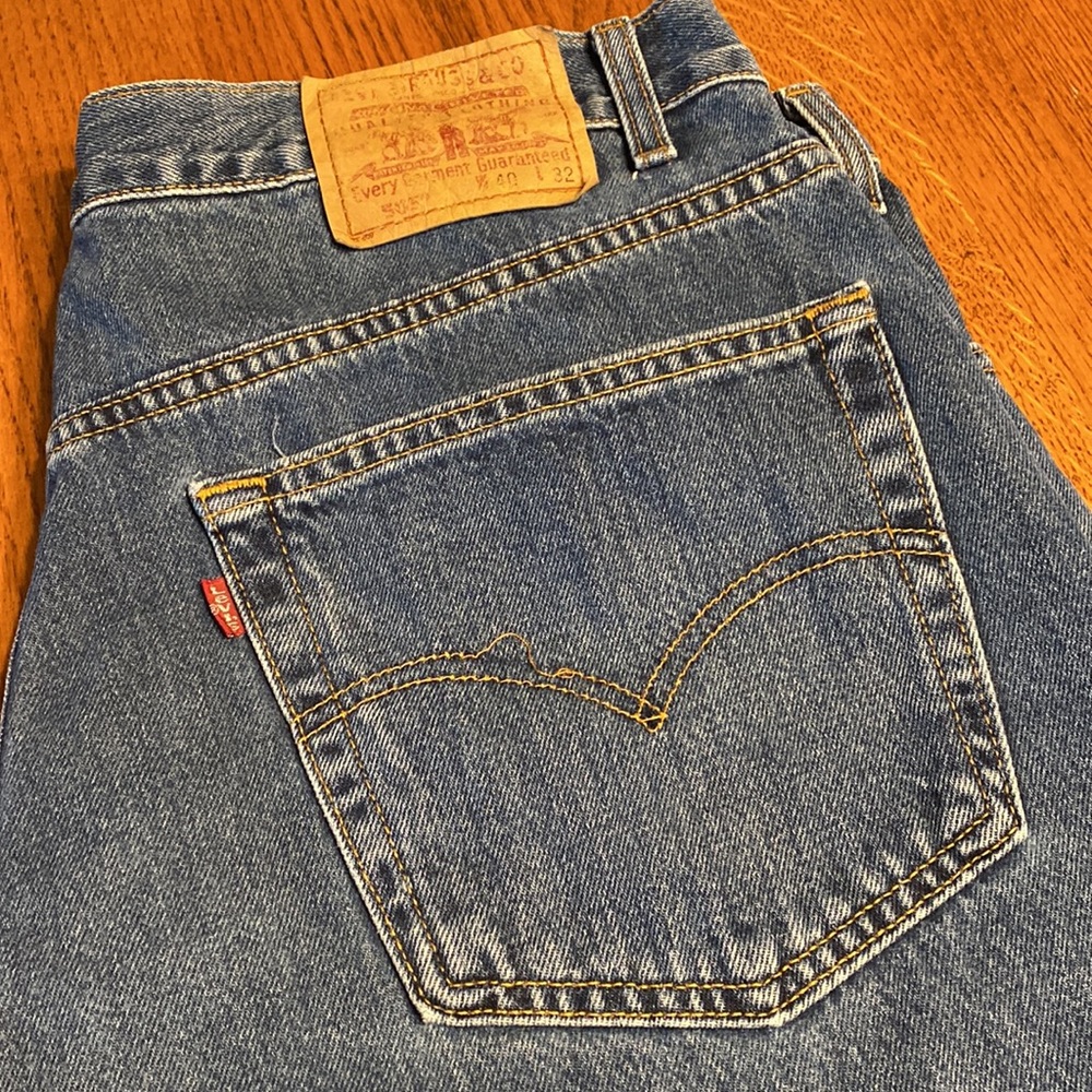 Vintage Men's 505 Levi's Jeans 40 x 32 - Picture 15 of 16